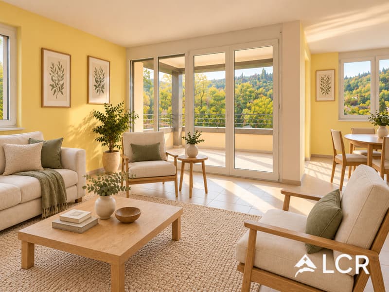 Splendide 4,5 pièces / 3 chambres / 2 salles de bains / Balcon 13m2 (2)