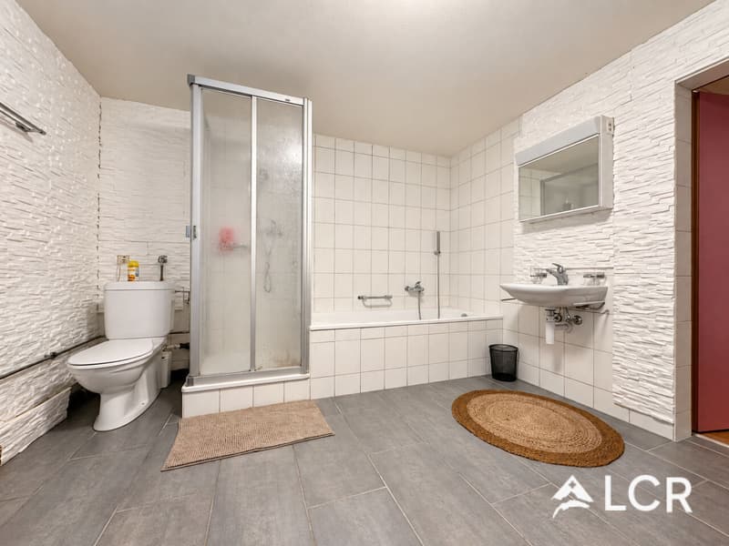 Surface commerciale aménagée en logement  - 3,5 pièces - Place de parking (8)