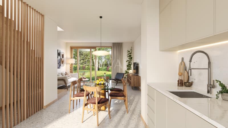 NOUVEAU : Projet Neuf Le Hameau du Bourg - Élégantes villas mitoyennes neuves avec jardins, terrasses et loggias (2)