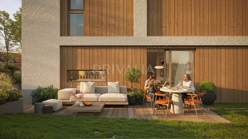 NOUVEAU : Projet Neuf Le Hameau du Bourg - Élégantes villas mitoyennes neuves avec jardins, terrasses et loggias (5)