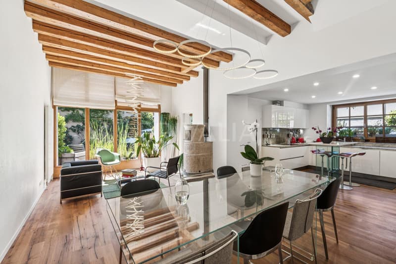 Co-exclusivité : Charmante maison villageoise spacieuse et lumineuse au coeur de Soral (1)