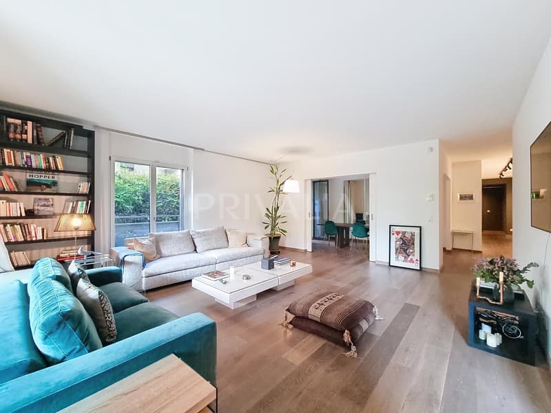 Bel appartement contemporain meublé en rez-de-chaussée avec terrasses (1)