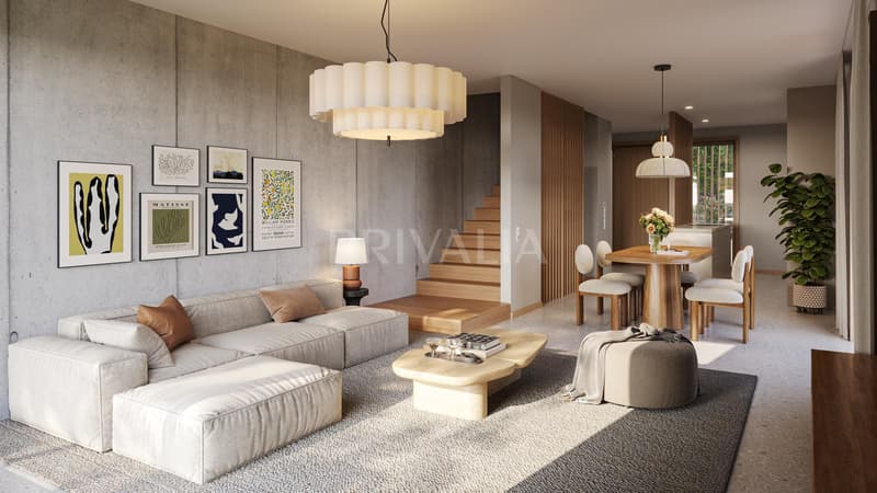NOUVEAU : Projet Neuf Le Hameau du Bourg - Élégantes villas mitoyennes neuves avec jardins, terrasses et loggias (1)