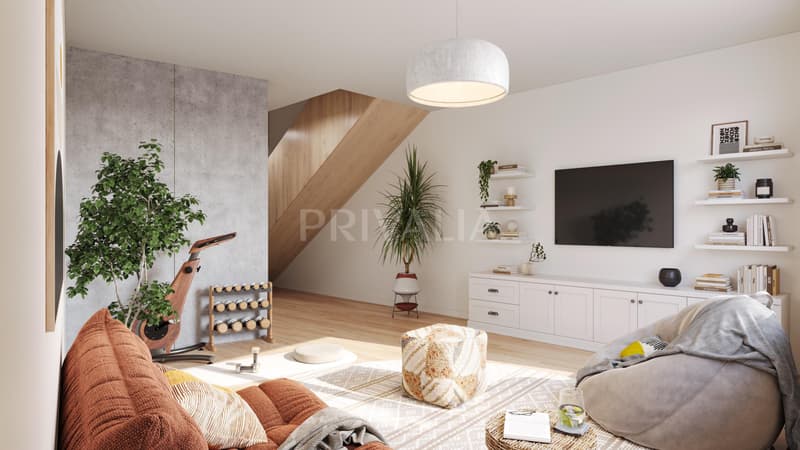 NOUVEAU : Projet Neuf Le Hameau du Bourg - Ouverture de chantier prochaine - Appartement 3 pièces en duplex avec balcon & terrasse (3)