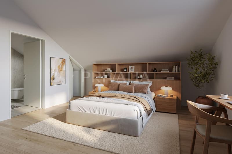 NOUVEAU : Projet Neuf Le Hameau du Bourg - Ouverture de chantier prochaine - Charmant appartement 4 pièces sous les toits avec loggia (3)