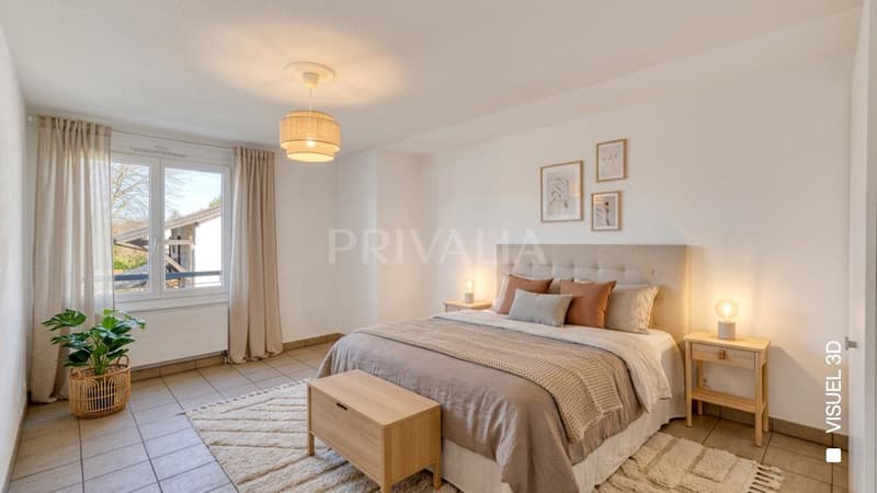 En exclusivité - Appartement de 9 pièces avec balcons et parkings à Sézenove / Bernex (3)