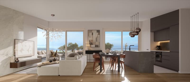 A vendre projet neuf à Lutry ? Appartement d'exception 4,5 pièces totalisant 132 m² avec terrasse (3)