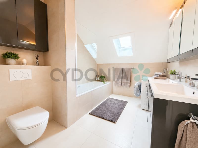 Duplex en attique 3.5 pièces avec terrasse et balcon à Perly (12)