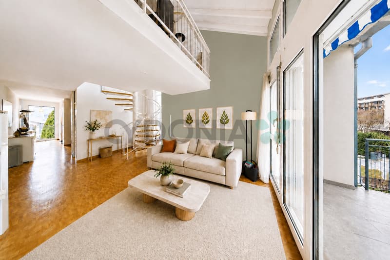 EN EXCLUSIVITÉ Duplex à Satigny - À deux pas de la gare, aux portes de Genève (2)