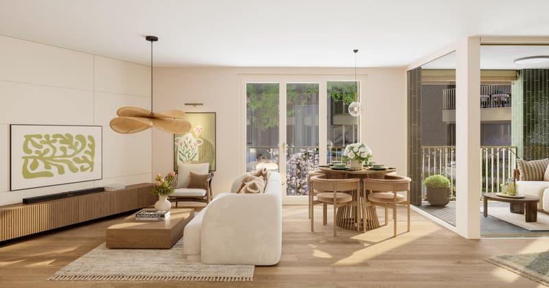 Appartement neuf de 3.5 pièces de 70 m² PPE avec loggia (3)