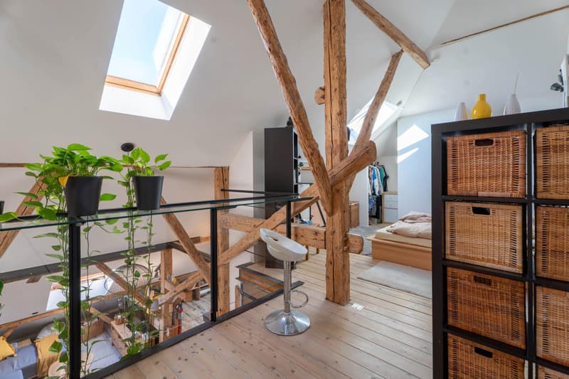 Maison villageoise de caractère avec 3 logements, jardin et terrasse (6)