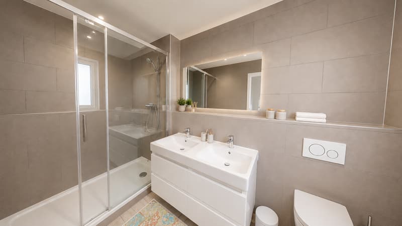 Exclusivité Belle maison mitoyenne de 135 m²,sur trois étages, en zone résidentielle d'Aire. (8)