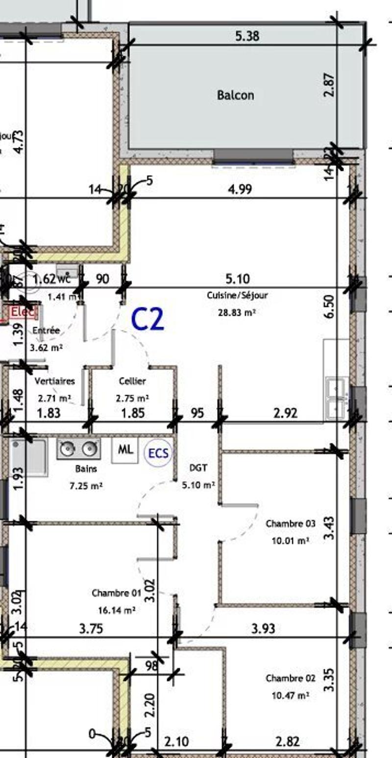 Superbe appartement neuf 4 pièces à Culoz (4)