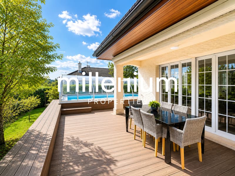 Villa individuelle avec piscine proche ONU (2)