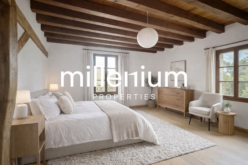 Maison de charme avec jardin arboré à Collex (13)
