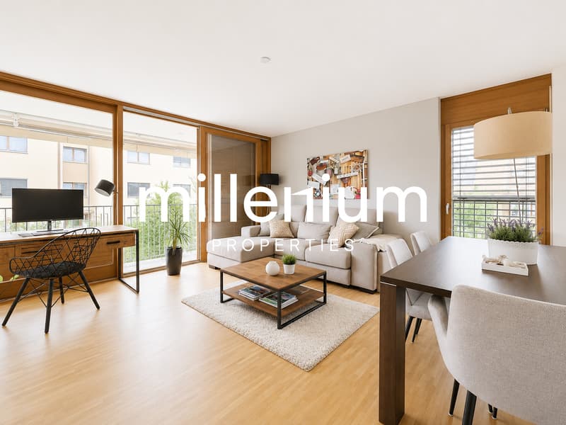 Magnifique appartement meublé de standing de 4 pièces avec terrasse (2)