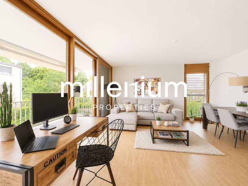Magnifique appartement meublé de standing de 4 pièces avec terrasse (3)
