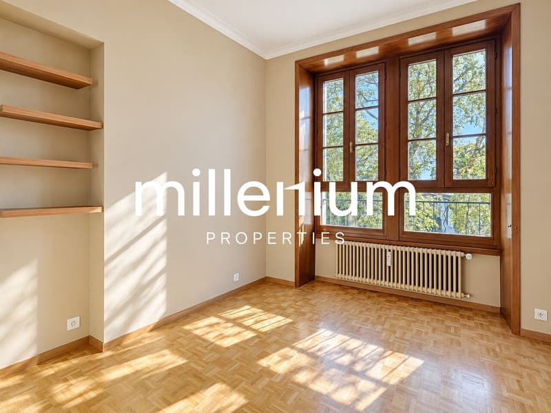 Appartement duplex de charme en rez-de-jardin au Château Barillet --Satigny (7)