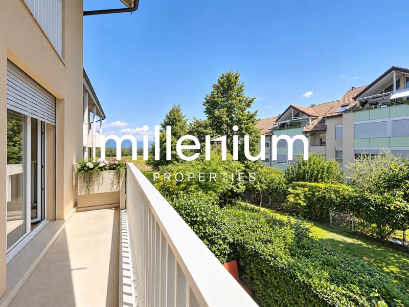 Appartement familial avec balcons au coeur de Bernex (10)