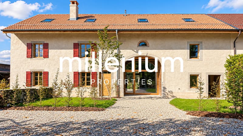 Belle maison familiale entièrement rénovée avec jardin à Jussy (1)