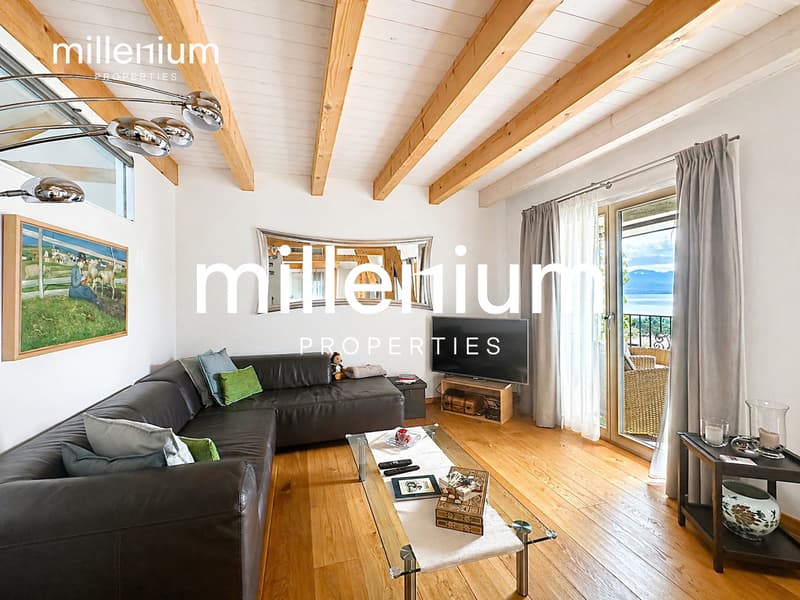 Magnifique duplex meublé à deux pas du lac à Buchillion (3)