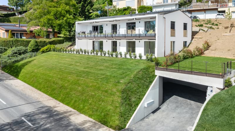 Neuf | Terrasse & jardin avec vue lac (12)