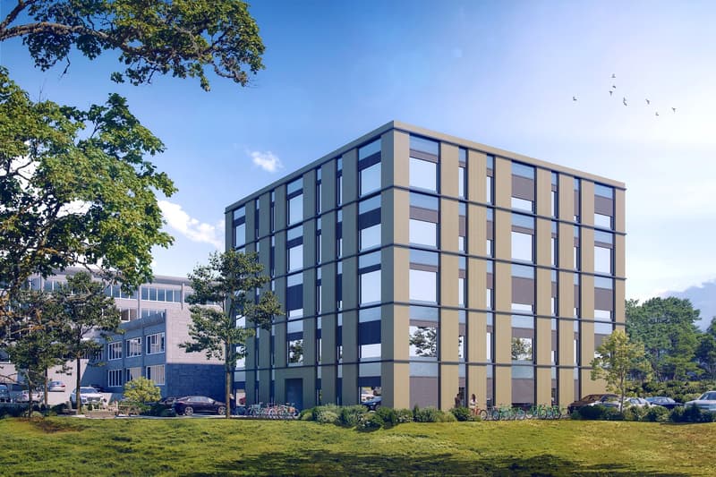 Ateliers, bureaux, locaux de 3800 m2 divisibles dès 400 m2 à construire à louer à Guin - Düdingen (1)