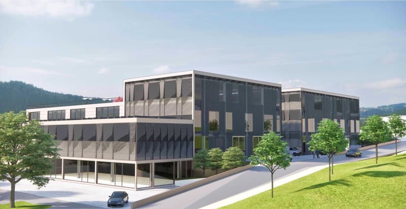 Bâtiment industriel, logistique, bureaux de 10'000 m2 divisibles à construire à louer à Crissier (1)