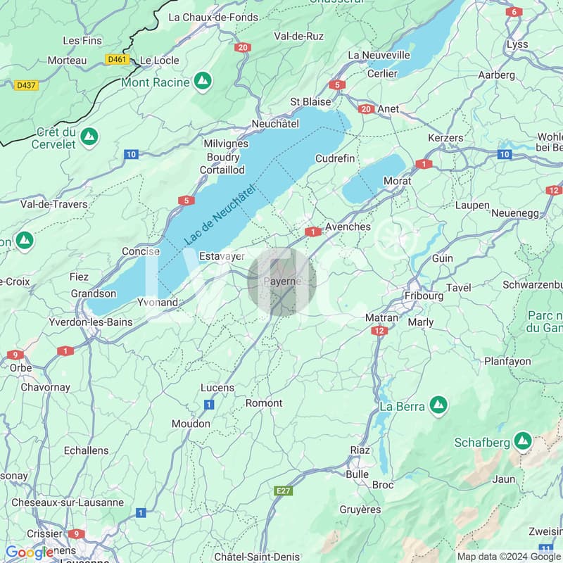 Terrain industriel de 50'000 m2 divisibles à vendre à Payerne (2)
