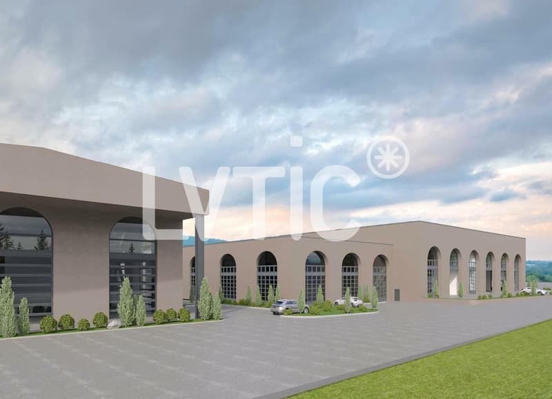 Halle industrielle, bureaux de 6500 m2 divisibles à louer à Yvonand (3)