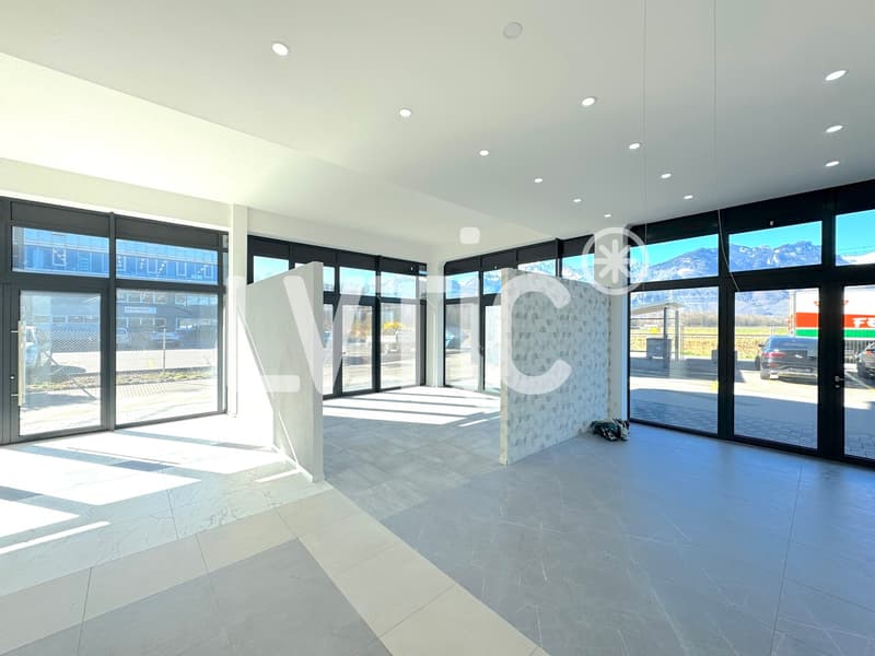 Showroom, locaux, atelier de 225 m2 à louer proche Villeneuve (2)