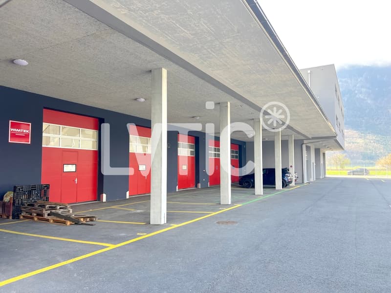 Bâtiment industriel, ateliers, bureaux de 3000 m2 à vendre à Collombey (12)