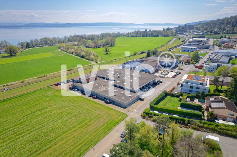 Halle, bureaux de 3600 m2 sur parcelle de 5000 m2 à vendre à Bevaix (9)