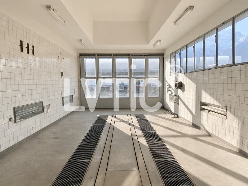 Petit bâtiment à usage d'atelier de 305 m2 à louer à Bex (4)