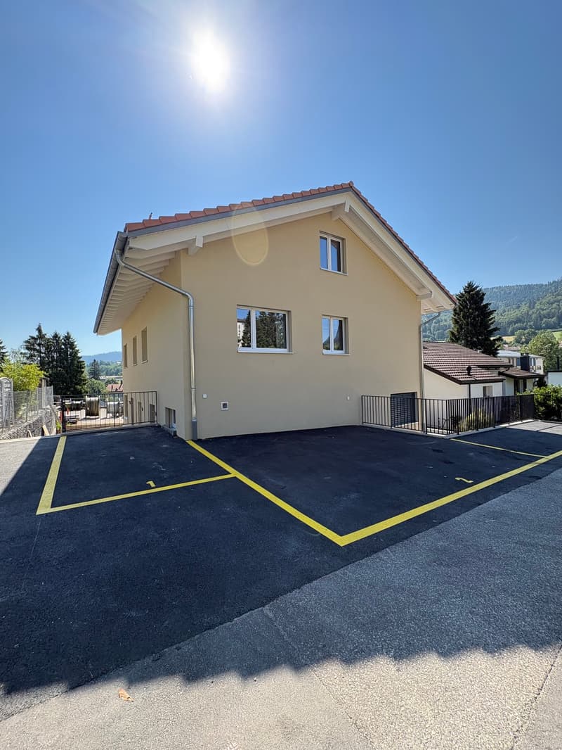 Vallorbe - Chemin des Uttins 3A & B - 2 villas mitoyennes (1)