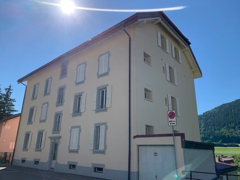 Appartement de 3.5pces au rez inf. - Rue Louis Ruchonnet 8 - 1337 Vallorbe (1)