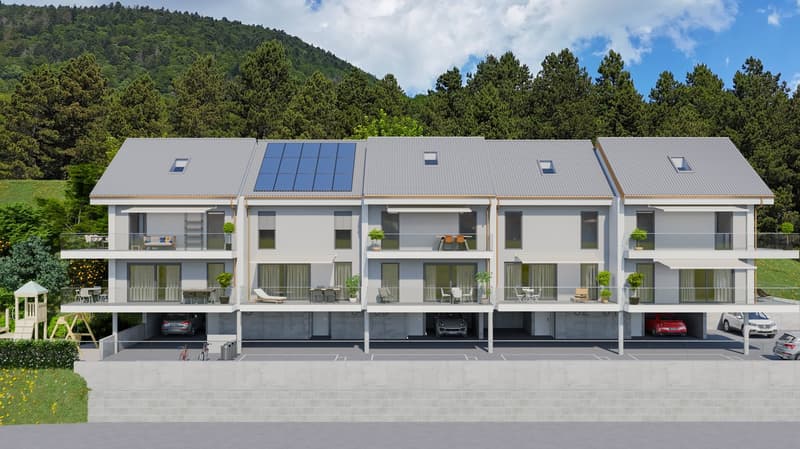 Villa contigüe à Vallorbe - Promotion Villas Horizons (12)