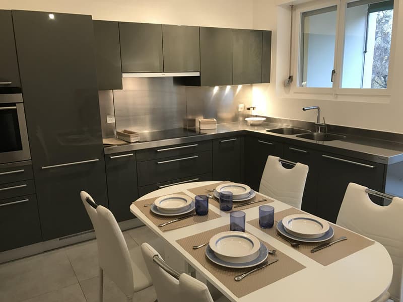Beau studio meublé renové à Champel (3)
