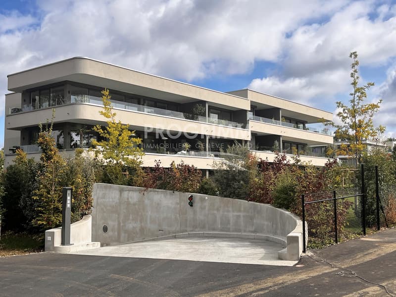 Vesenaz - rez de jardin meublé - 3 chambres - 1 pkg sous-sol - Terrain de 300m2 (6)