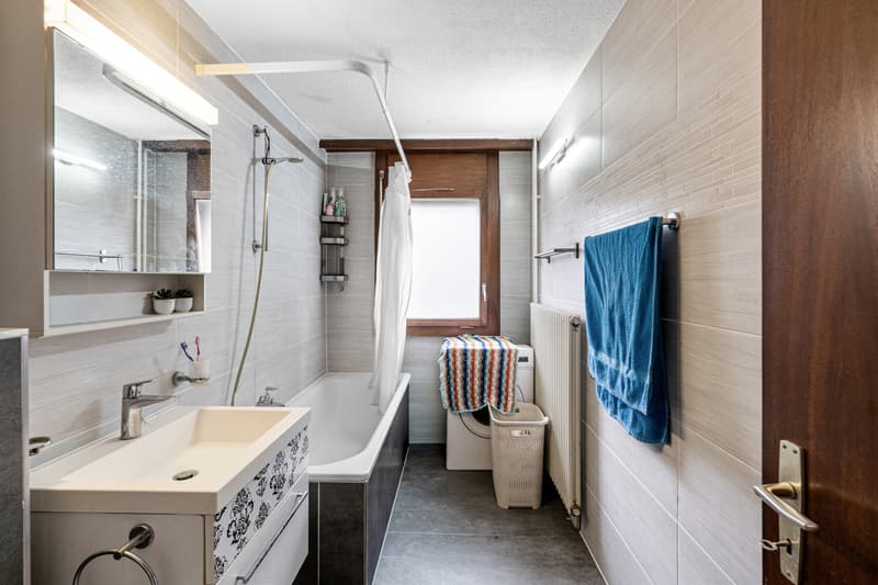 Appartement lumineux avec jardin privatif au centre de Aigle (9)