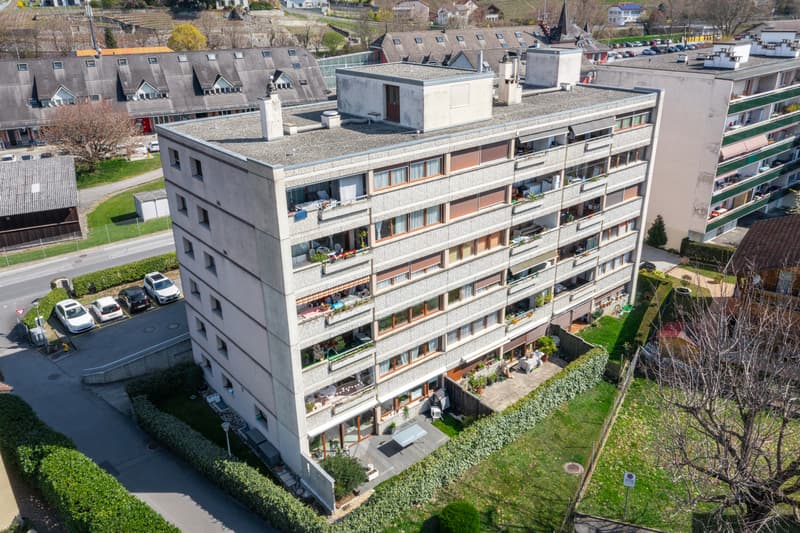 Appartement lumineux avec jardin privatif au centre de Aigle (11)