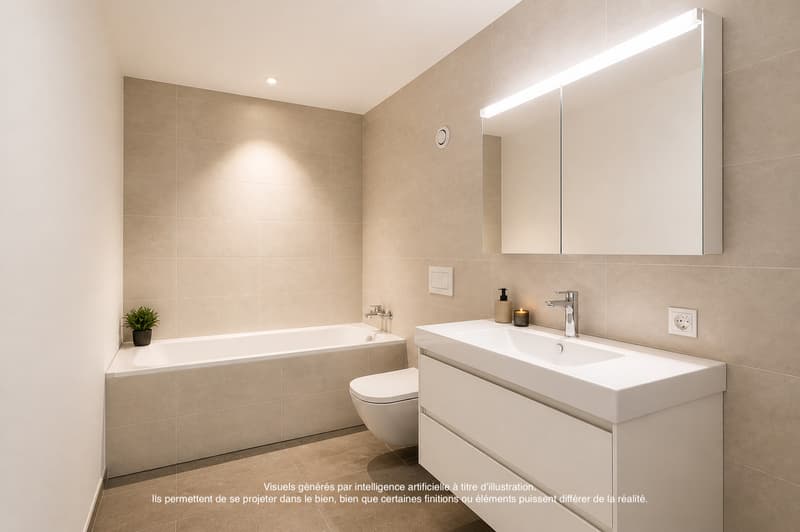 Un appartement neuf, lumineux, idéalement situé au coeur d'Ecublens (6)