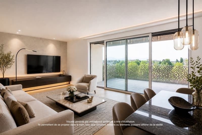 Un appartement neuf, lumineux, idéalement situé au coeur d'Ecublens (2)