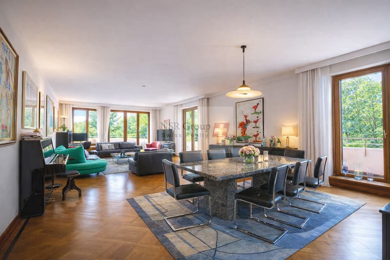 Appartement avec terrasse spacieuse, vue Parc et piscine - Vente en SI (3)