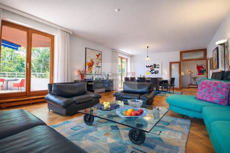 Appartement avec terrasse spacieuse, vue Parc et piscine - Vente en SI (4)
