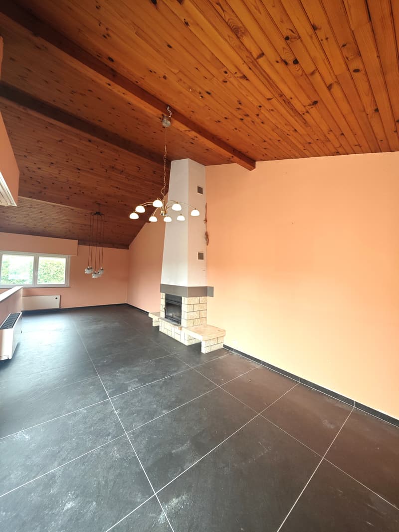 Maison mitoyenne à fort potentiel avec terrasse, jardin et garage (4)
