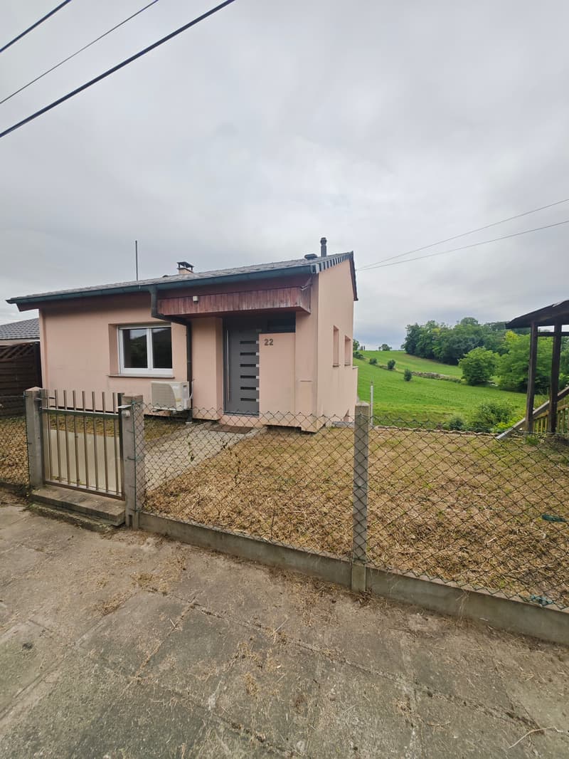 Maison mitoyenne à fort potentiel avec terrasse, jardin et garage (12)