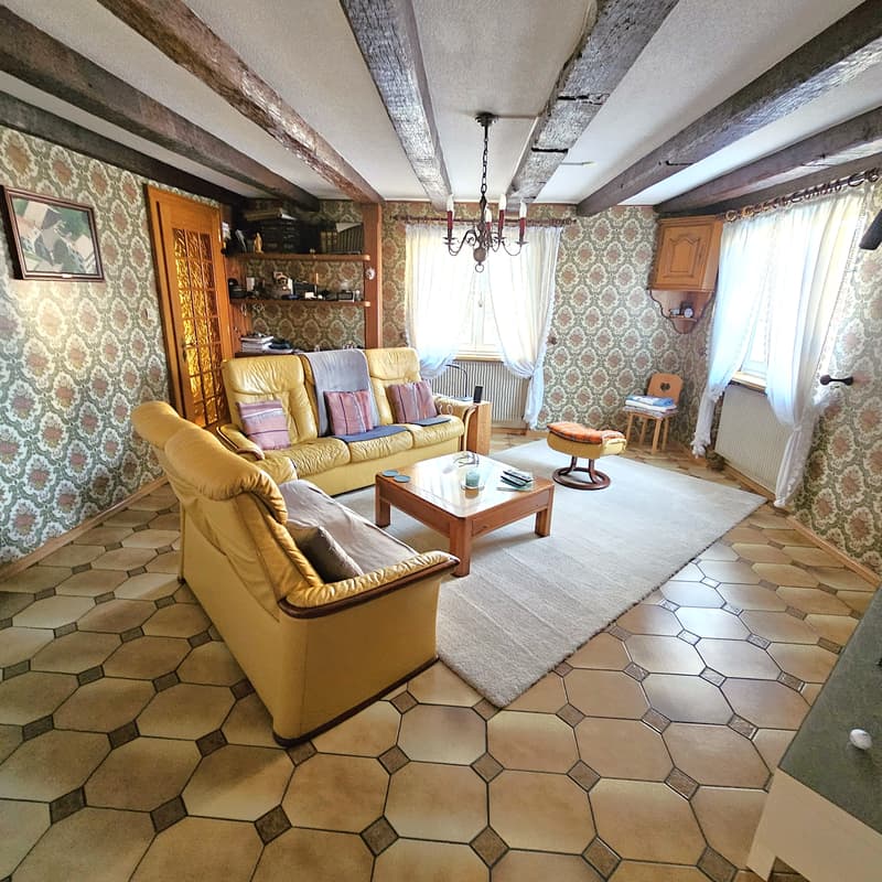 maison à colombages avec beau terrain (3)
