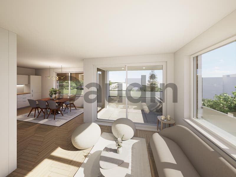 Appartement THPE sur plan de 3 pièces avec balcon (3)