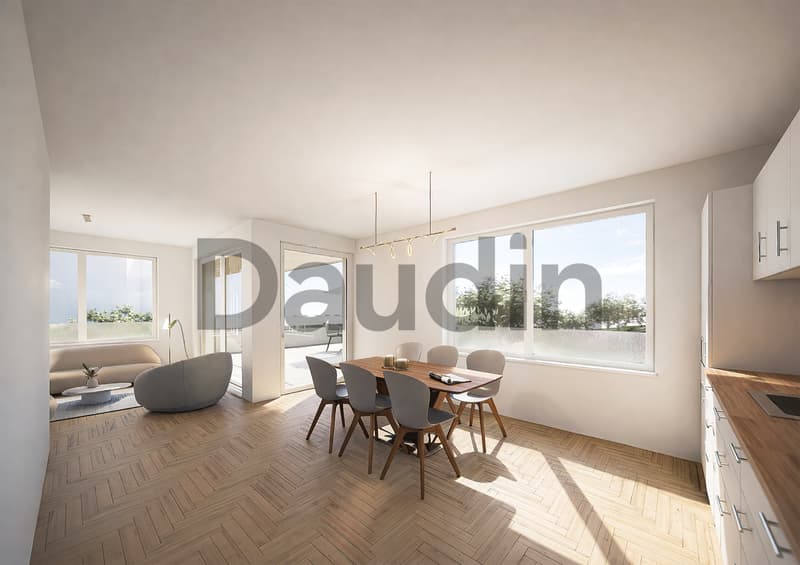 Appartement THPE sur plan de 3 pièces avec un balcon spacieux (3)
